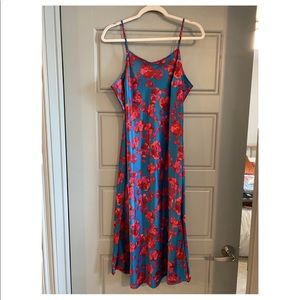 Never worn floral slip dress!